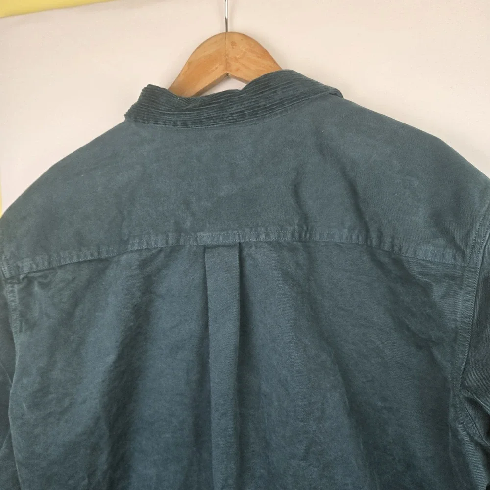 Banana Republic Standard Fit Cotton Heavy Twill Button Shirt XL Curdoroy Collar